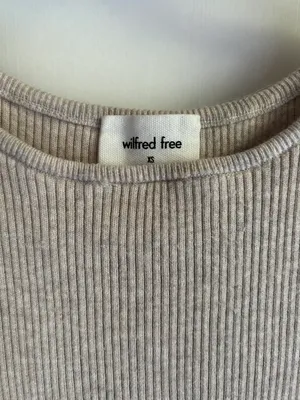 Wilfred Free Aritzia Cutout Knit Midi Dress thumbnail 12
