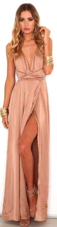 White Fox Akela Bronze Dress thumbnail 1