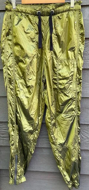 Free People FP Movement Trekker Pants Sz L Olive Green Parachute Cargo Jogger thumbnail 1