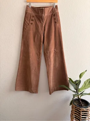 London Jeans Women Pants 2 Marisa Fit Bootcut brown Low Rise Tan Retro thumbnail 2