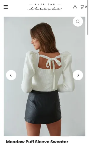 American Threads Sweater Top thumbnail 2