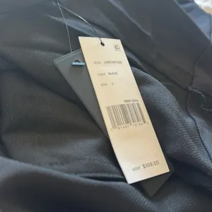 NWT Liverpool Los Angeles X Nordstrom Collared Wrap Dress in Black thumbnail 7