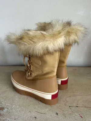 Sorel Joan of Arctic Next Faux Fur Boots in Curry thumbnail 10