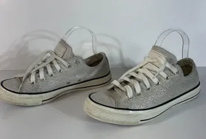Converse All Star Chuck Taylor Womens Size 8.5 Iridescent Crackle Shoes 551592C thumbnail 10