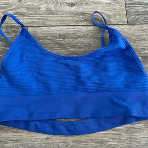 PacSun LA Hearts Blue Ribbed Bralette Top thumbnail 4