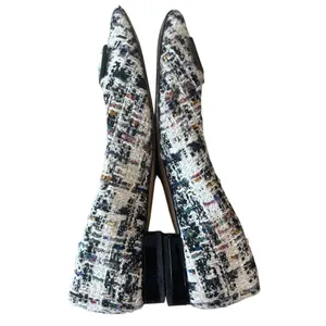 Tory Burch Gigi Tweed Pointed Toe Flats‎ Multicolor 6.5 thumbnail 8