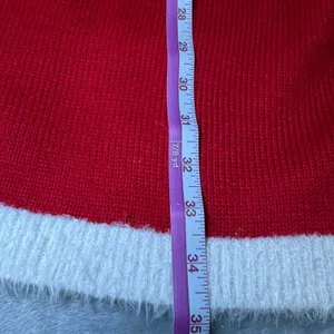 99 Jane Street Womens Size XL Christmas Santa Vest Red Candy Pocket Open Front thumbnail 10
