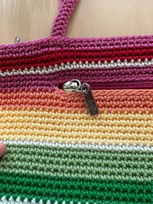 The Sak Rainbow Crochet Shoulder Bag thumbnail 8