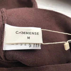 Commense Womens‎ Knit Top Size Medium Brown Long Sleeve Mock Neck Slim Fit NWT thumbnail 7