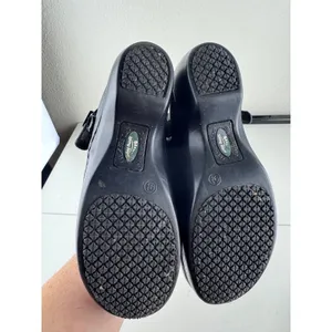 Spring Step Womens Black Leather Clog Shoes Comfort Arch Support‎ Size 9.5 Nurse thumbnail 2