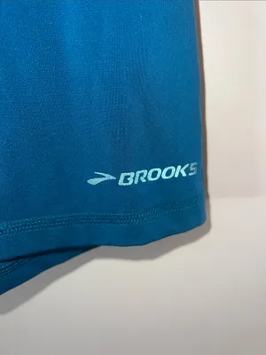 Brooks Teal Racerback Athletic Tank thumbnail 4