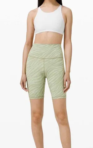 NWOT! Lululemon Athletica Align Short 8" Le Tigre Camo Green Fern Multi Size 2 thumbnail 1