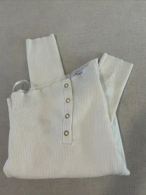 Petal and Pup Mable Top, Cream, Size Small/Medium, NWT thumbnail 5