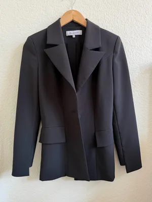 Elliatt Revolve Classic Black Blazer Jacket Coat Size Small S thumbnail 2