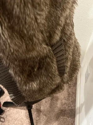 Ashley Outerwear Faux Fur Vest thumbnail 2