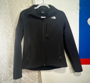 The North Face Women’s WindWall Softshell Jacket Black Zip Up Size Small thumbnail 2