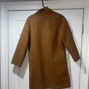 SHEIN Brown Open Front Blazer Coat thumbnail 3