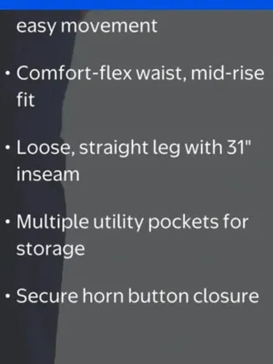 Lee® Women's Plus Ultra Lux Comfort Flex-To-Go Utility Pant Mood Indigo, 24W NWT thumbnail 12