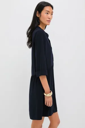 Tuckernuck Navy Royal Shirt Dress Size S thumbnail 3