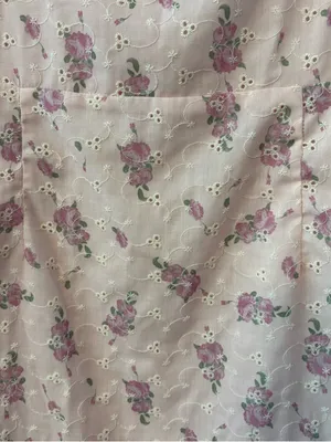Princess Polly light pink floral eyelet sleeveless ruffle strap sundress size 6 thumbnail 8