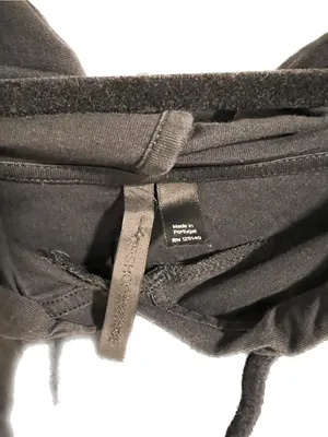 Black TOPSHOP SWEATER SHIRT WITH HOOD size 6 thumbnail 2