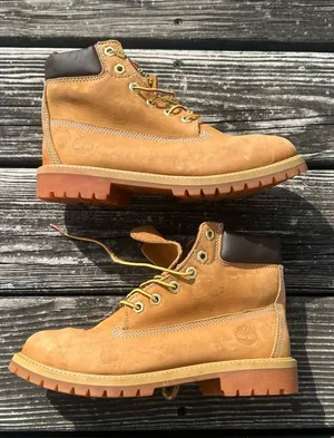 Timberland 6 Inch Premium Waterproof Boot 'Wheat' Nubuck Size 7 Women's Size 8.5 thumbnail 1