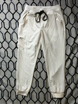 Figs Optic White Zamora Jogger Pant size medium/ regular NWT thumbnail 2