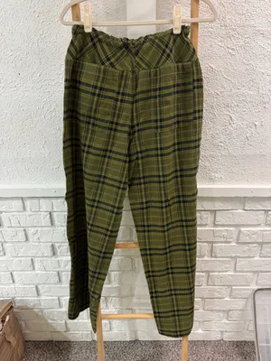 Free People Hudson Canyon Plaid Pants thumbnail 3