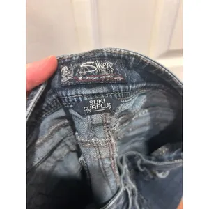 Silver Jeans Co Suki Surplus Mid Rise Curvy Bootcut Jeans Dark Wash W29 L30 thumbnail 8