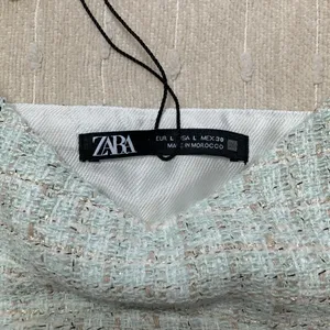 Zara‎ textured corset top fully lined side zipper Size L thumbnail 6