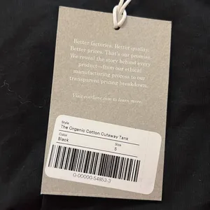 NWT Everlane the organic cotton cutaway tank top‎ small thumbnail 7