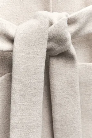 ZARA coat belted trench wool classic casual jacket overcoat thumbnail 7