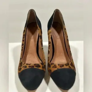 Corso Como NEW!-Leopard cow hair, suede heel pumps size 8 thumbnail 5