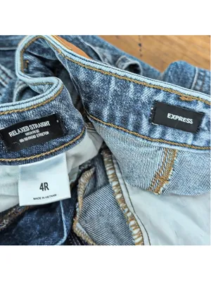 Ladies' Express High Waisted Cargo Jeans 4 thumbnail 2
