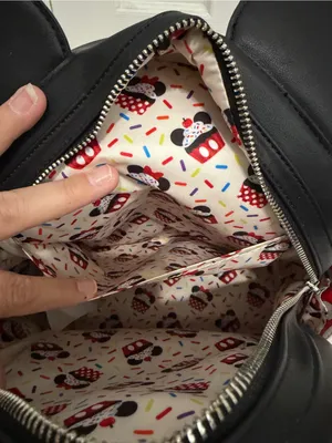 Loungefly Disney Minnie Mouse "Oh My" Cosplay Sweets Sprinkle Cupcake Backpack thumbnail 11