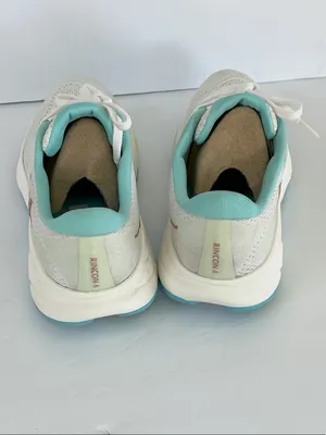 Hoka Rincon 4 White and Teal Women's Running Shoes thumbnail 5