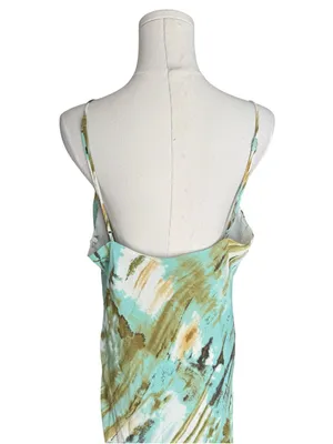 Petal & Pup - NWT Dillon Mint Abstract Open Back Maxi Slip Dress SZ 12 thumbnail 5