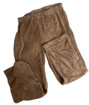 Nike tan fleece drawstring capris thumbnail 1