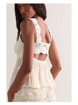 Free People Petal Party Shapeless Cami- size XL thumbnail 2