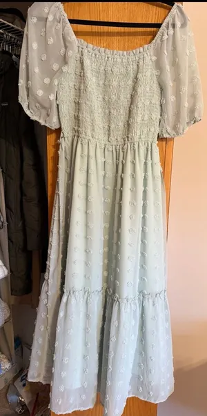 Smocked maxi dress Green Size M thumbnail 1