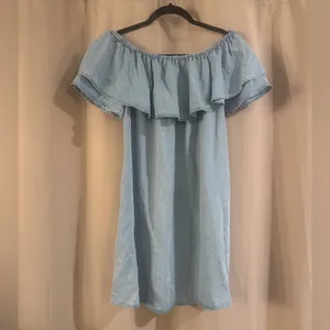 Zara Woman Blue Denim dress thumbnail 5