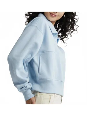 BP Polo Fleece Sweatshirt Light Blue Size Large thumbnail 4