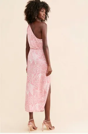 Saylor Emiliana One Shoulder Midi Dress thumbnail 7