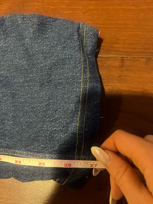 Blue ZARA Straight Jeans thumbnail 7