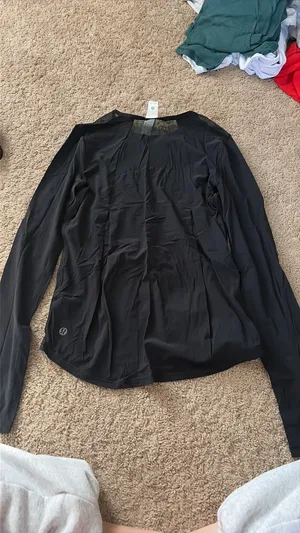 Lululemon Long Sleeve Sculpt 0 Black thumbnail 4