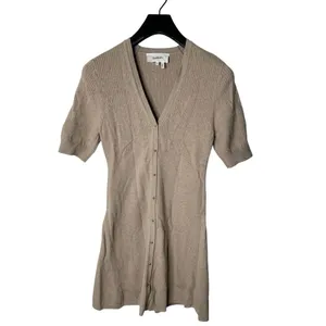 Ba&sh Kao Rib A-Line Sweater Mini Dress women's size medium thumbnail 2