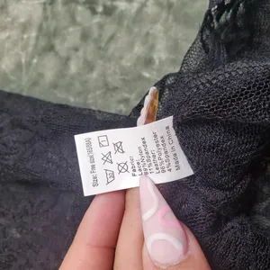 Black Mockneck Lingerie Lace Slip‎ Dress Size: S/M thumbnail 2