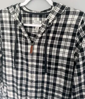 L.L.Bean Plaid Zip Up thumbnail 6