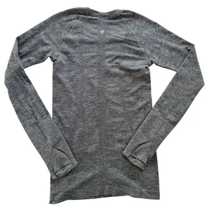 Lululemon Swiftly Tech Long-Sleeve Shirt 2.0 Black Brave Green Olive Camo Size 4 thumbnail 6