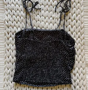 Abercrombie and Fitch Silk Polka Dot Tank Top thumbnail 2